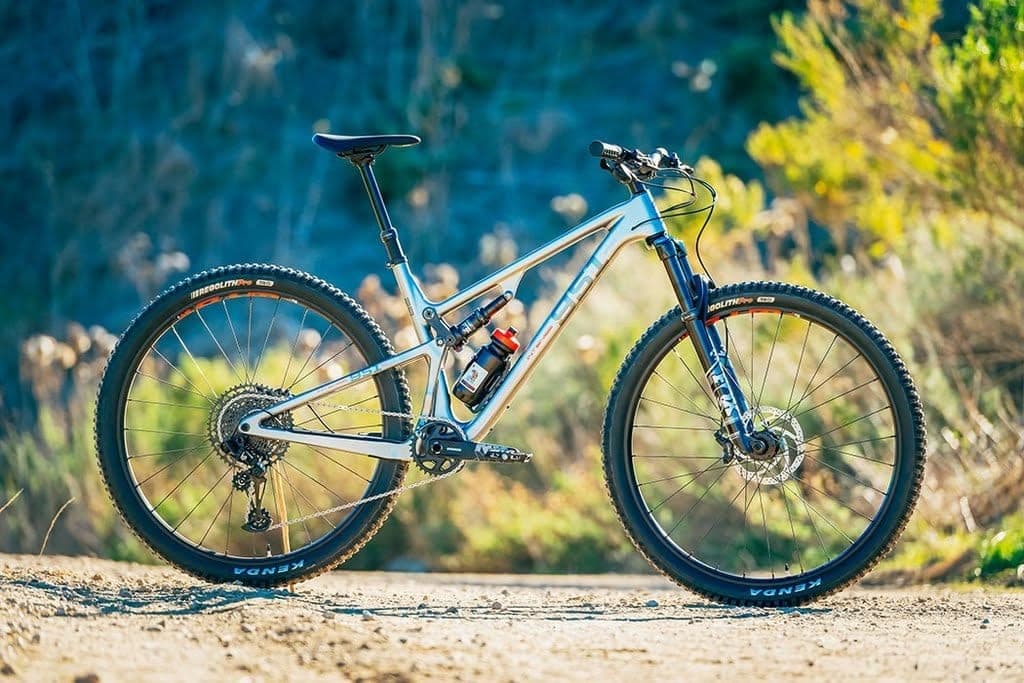 Intense 951 XC mountain bike on a sunlit trail